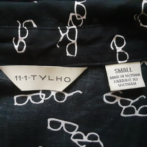 ANTHROPOLOGIE 11.1 TYLHO Percy Tunic Eyeglass Print (S) - Picture 5 of 6